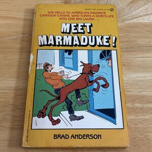 MARMADUKE Meet PB comic BRAD ANDERSON Paperback 80'S Signet 451 cartoon 1983